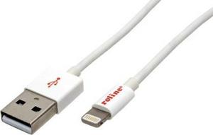 Kabel USB Roline USB-A - 1.8 m Biały (JAB-2130785) 1