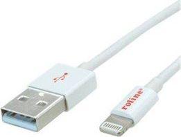 Kabel USB Roline USB-A - 1 m Biały (JAB-2081282) 1