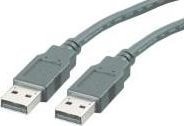 Kabel USB Roline USB-A - USB-A 0.8 m Czarny (JAB-756662) 1