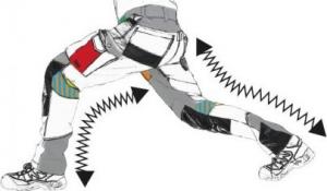 Lahti Pro Spodnie Khaki-czarne ze Wstawkami ze Stretchu 3XL (L4050906) 3