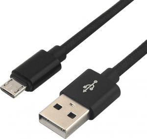 Kabel USB EverActive USB-A - microUSB 1 m Czarny (CBB-1MB) 1