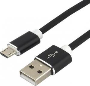 Kabel USB EverActive USB-A - microUSB 1 m Czarny (CBS-1MB) 1