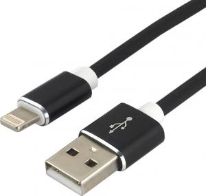 Kabel USB EverActive USB-A - Lightning 1 m Czarny (CBS-1IB) 1