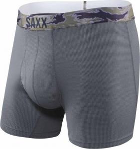 SAXX Bokserki Quest Boxer Brief Fly dark charcoal r. M (SXBB70FCHA) 1