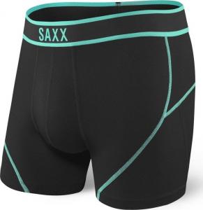 SAXX Bokserki Kinetic Boxer Brief black/tide r. XS (SXBB27BLT) 1