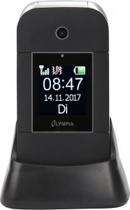 Telefon komórkowy Olympia Mobiltelefon Janus czarny ekstra duże przyciski (2216) - AP271738 4