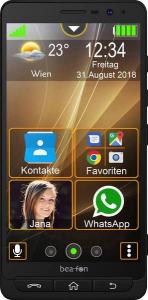 Smartfon Beafon M5 2/16GB Czarny  (M5_EU001B) 1