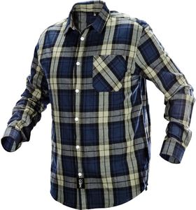 Neo Koszula flanelowa (Koszula flanelowa granatowo-oliwkowo-czarna, rozmiar M) 1