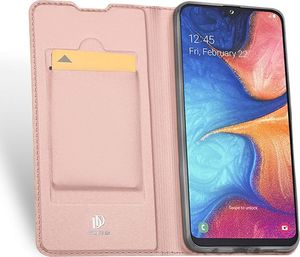 Dux Ducis Etui skin leather Galaxy A20e złote 3