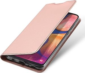Dux Ducis Etui skin leather Galaxy A20e złote 4