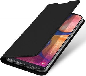 Dux Ducis Etui skin leather Galaxy A20e czarne 2
