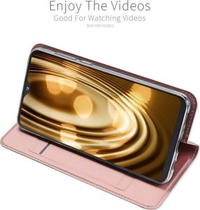 Dux Ducis Etui portfel Dux Ducis Skin Leather SAMSUNG GALAXY A20e granatowe uniwersalny 16