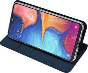 Dux Ducis Etui portfel Dux Ducis Skin Leather SAMSUNG GALAXY A20e granatowe uniwersalny 5