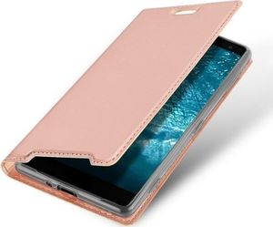Dux Ducis Dux Ducis Skin Leather etui portfel z klapką SAMSUNG GALAXY A20E jasnoróżowe uniwersalny 13