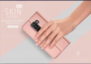 Dux Ducis Dux Ducis Skin Leather etui portfel z klapką SAMSUNG GALAXY A20E jasnoróżowe uniwersalny 6