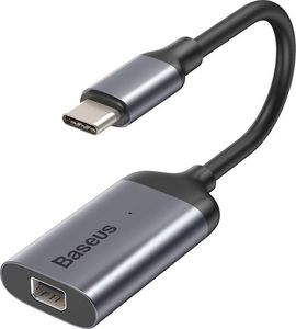Adapter USB Baseus Enjoyment Series USB-C - DisplayPort Mini Srebrny  (45968) 1