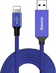 Kabel USB Baseus USB-A - Lightning 5 m Niebieski 1