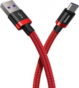 Kabel USB Baseus USB-A - USB-C 1 m Czerwony (SB4876) 1