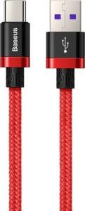 Kabel USB Baseus USB-A - USB-C 1 m Czerwony (SB4876) 3