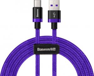 Kabel USB Baseus USB-A - USB-C 2 m Fioletowy (40046) 1