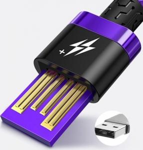 Kabel USB Baseus USB-A - USB-C 2 m Fioletowy (40046) 11