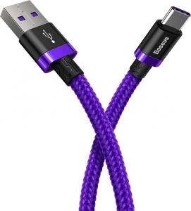 Kabel USB Baseus USB-A - USB-C 2 m Fioletowy (40046) 3
