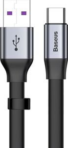 Kabel USB Baseus USB-A - USB-C 0.23 m Czarno-szary (6953156293427) 1