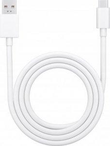 Kabel USB TelForceOne USB-A - USB-C 1 m Biały (AKGAOAKCOPP00001) 1