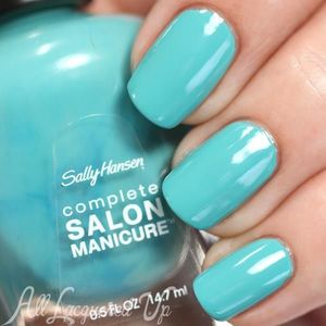 Sally Hansen Sally Hansen Lakier Salon Complete Manicure Teesta Turquoise Nr 847 uniwersalny 1