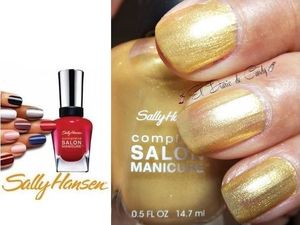 Sally Hansen Sally Hansen Lakier Salon Complete Manicure Goldie Frocks uniwersalny 1