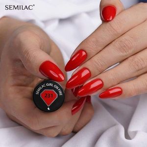 Semilac Semilac Lakier Hybrydowy 231 Girl on Fire 7ml uniwersalny 3