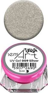 Semilac Semilac UV Gel Semi-Art 009 Silver - 5 ml uniwersalny 1