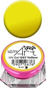 Semilac Semilac UV Gel Semi-Art 007 Yellow - 5 ml uniwersalny 1