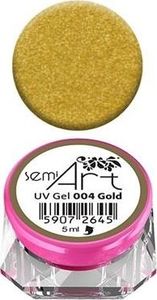 Semilac Semilac UV Gel Semi-Art 004 Gold - 5 ml uniwersalny 1