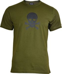 Mil-Tec Mil-Tec Koszulka T-shirt Olive z Czaszką M 1