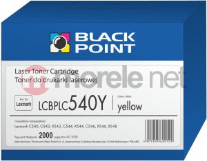Toner Black Point Yellow  (LCBPLC540Y) 1