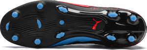 Puma Buty piłkarskie Puma One 19.2 czarno niebiesko czerwone FG AG 105484 01 42 6