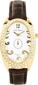 Zegarek Gino Rossi 103A (zg575c) white/gold/brown uniwersalny 1