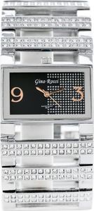 Zegarek Gino Rossi  - 5626B (zg534a) black/silver uniwersalny 1