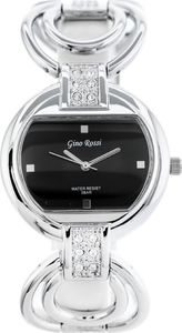 Zegarek Gino Rossi  - 5658B (zg530a) black/silver uniwersalny 1