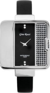 Zegarek Gino Rossi  - 6632A (zg556b) black/silver/black uniwersalny 1