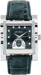 Zegarek Gino Rossi  - 6814A (zg564e) gray - blue/silver uniwersalny 1