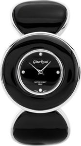 Zegarek Gino Rossi  - 8313B (zg514b) silver/black uniwersalny 1