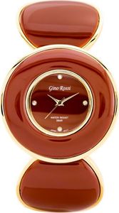 Zegarek Gino Rossi  - 8313B (zg514g) gold/brown uniwersalny 1