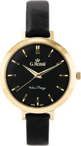 Zegarek Gino Rossi Zegarek  11389A-1A2 (zg786c) gold/black uniwersalny 1