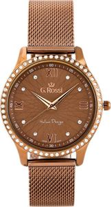 Zegarek Gino Rossi Zegarek  6748B-2B3 (zg788e) brown uniwersalny 1