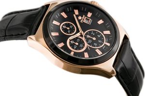 Zegarek Gino Rossi  - BOND (zg100b) rose/black uniwersalny 3