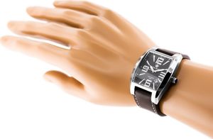 Zegarek Gino Rossi  - NOBLE (zg045a) brown/silver uniwersalny 3