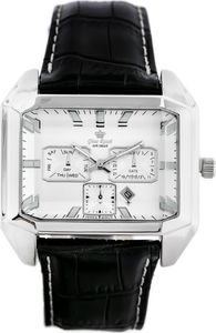 Zegarek Gino Rossi  - 6459A (zg024a) silver/black uniwersalny 1