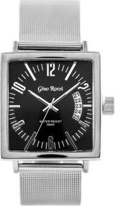 Zegarek Gino Rossi  - 6810B (zg037a) silver/black uniwersalny 1